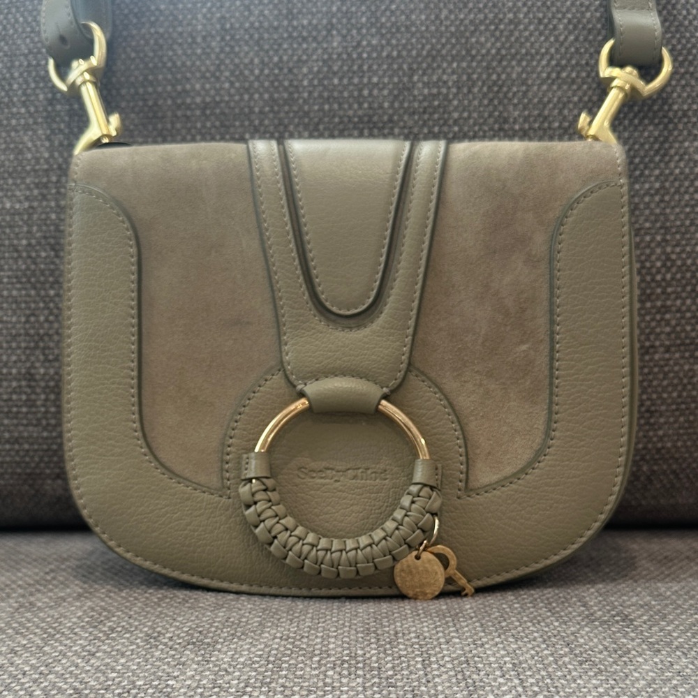 See by Chloe Green Hana Mini Leather Crossbody Bag